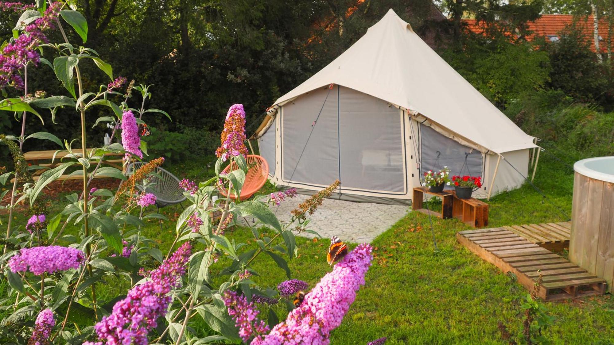 Bell Tent In Een Voedselbos Nederweert-Eind 外观 照片
